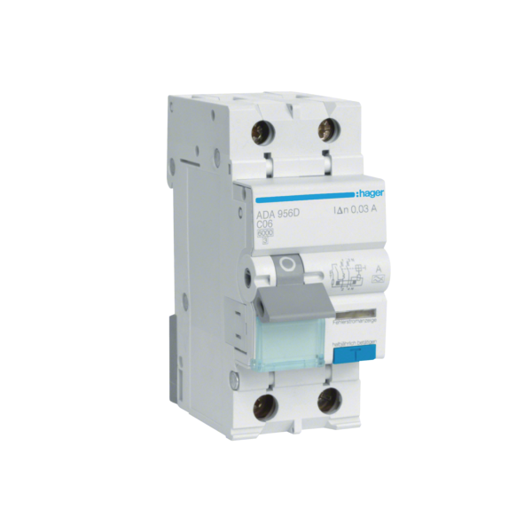 Wyłącznik różnicowoprądowy z członem nadprądowym 1P+N 6kA C 6A 30mA Typ A.png