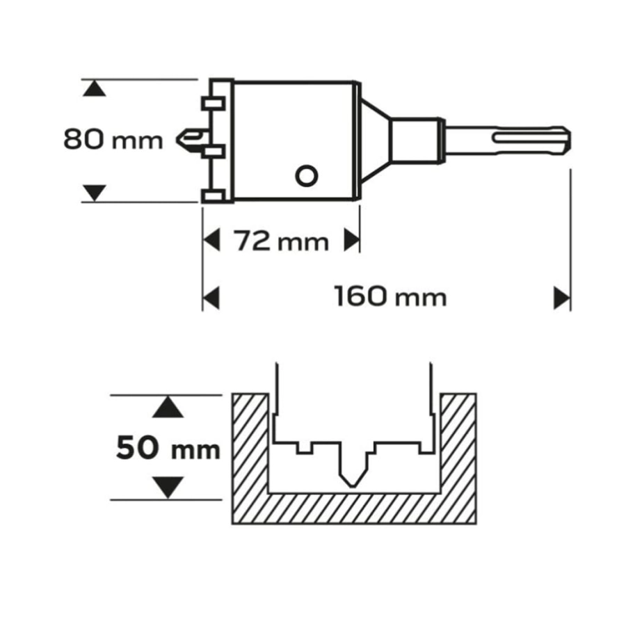 otwornica 80