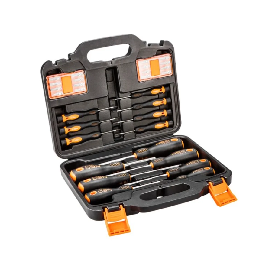 Zestaw wkrętaków i końcówek wkrętakowych 30 elementów NEO.04-209.webp