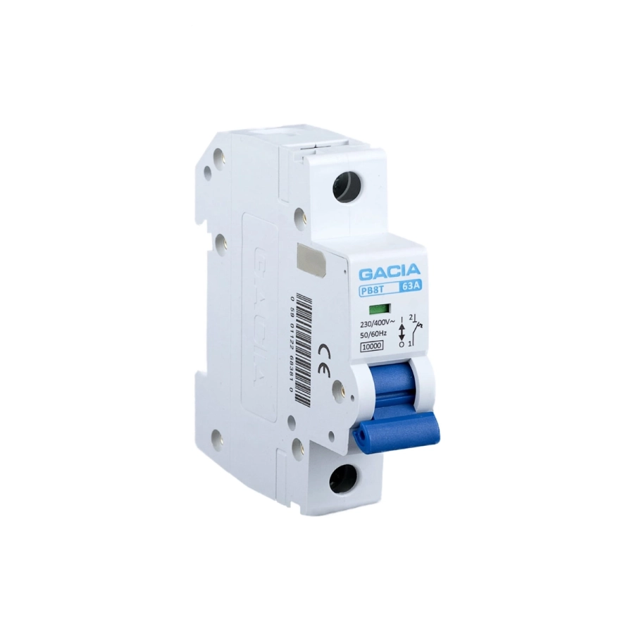 Ogranicznik poboru mocy PB8T 10kA 1P 25A VCX.webp