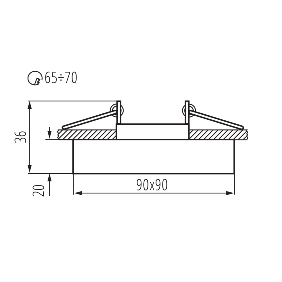 Oprawa sufitowa szklana Kanlux Morta B CT-DSL50-SR, model 22112_3.webp