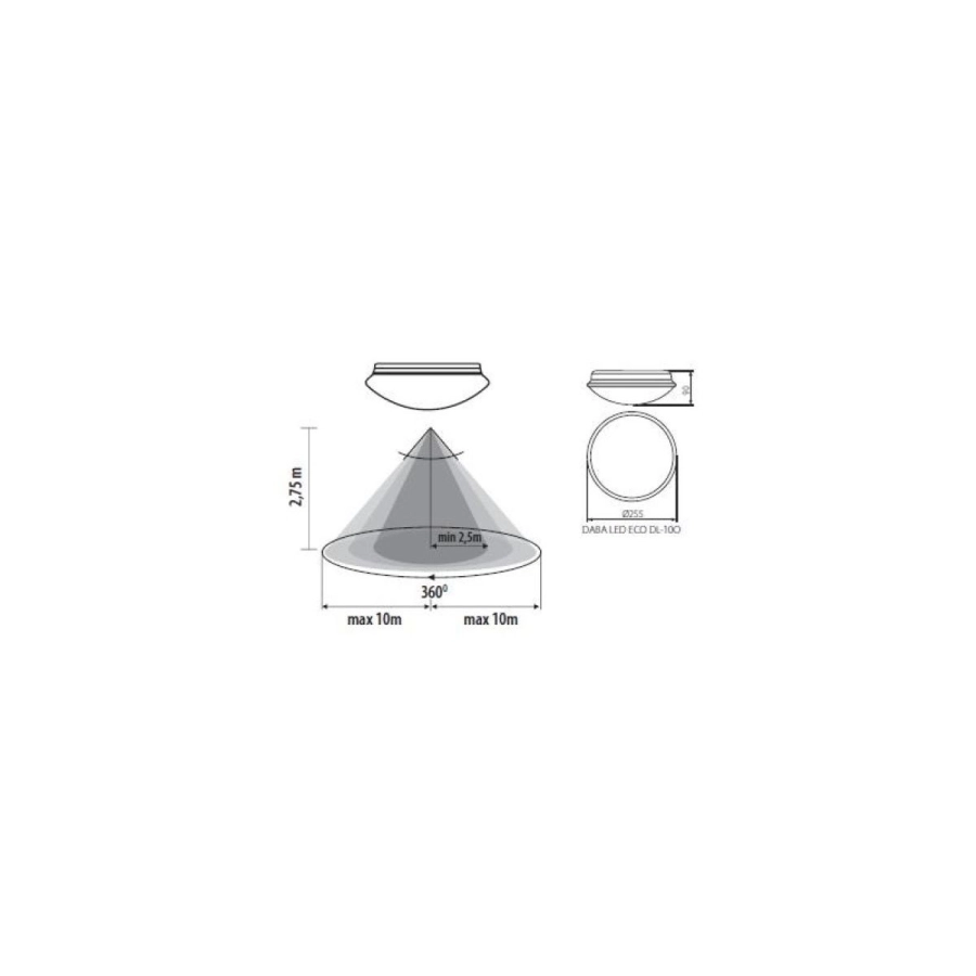 Oprawa oświetleniowa z czujnikiem ruchu Kanlux DABA LED ECO DL-10O, model 19061_3.jpg