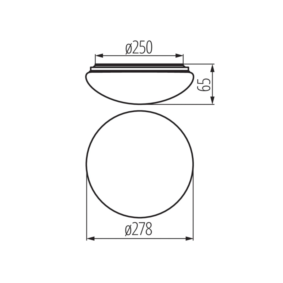 Plafon led Kanlux MiLedo CORSO LED V2 12-NW, model 31220_3_11zon.webp