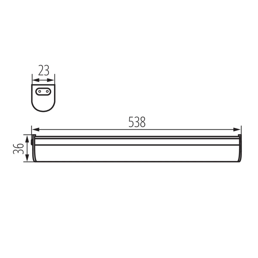 Oprawa podszawkowa Kanlux MERA LED 10W NW, model 29211_4.webp