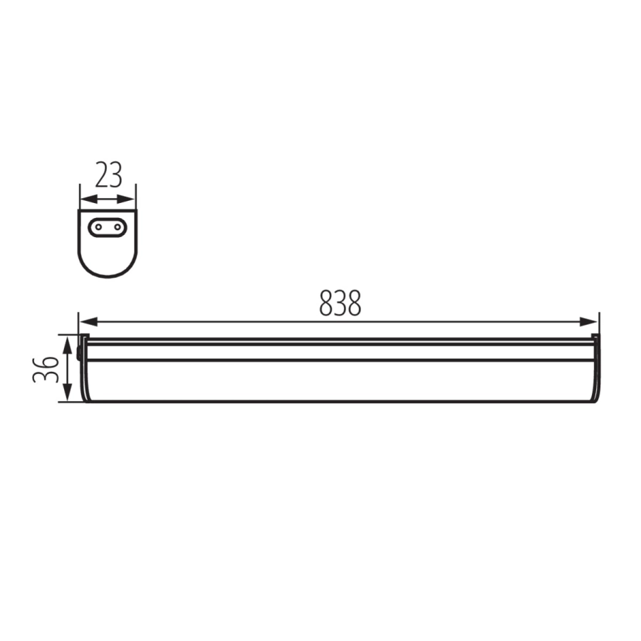 Oprawa podszafkowa Kanlux MERA LED 15W NW, model 29212_4.webp