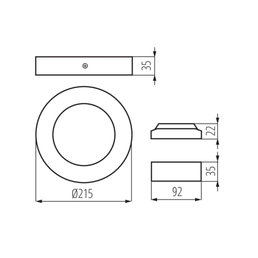 Plafon Kanlux CARSA 18W NW - czarny, model 33536_2_11zon.webp