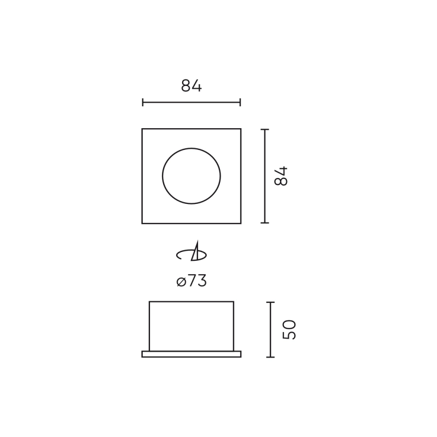 Oprawa wpuszczana LedLine IP65 biała prime, model 245374_3.webp