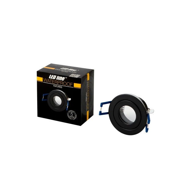 Oprawa wpuszczana okrągła LedLine IP44 czarna prime, model 249297_2.webp