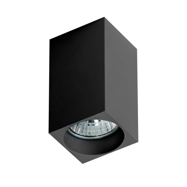 Oprawa sufitowa kwadratowa czarna AZzardo Mini Square Black AZ1382.webp