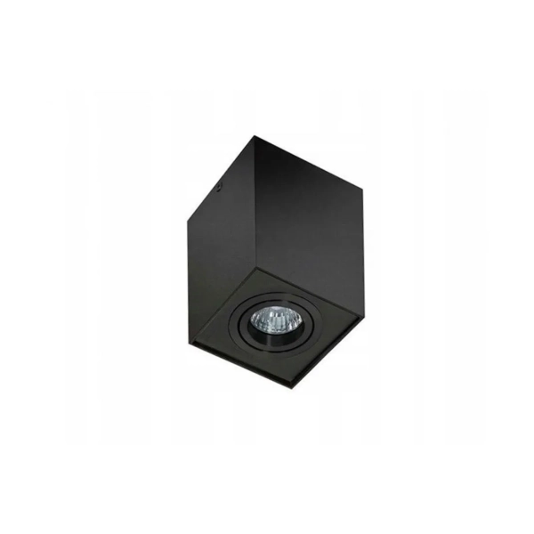 Oprawa sufitowa kwadratowa czarna AZzardo Eloy 1 Black-Black AZ2137.webp