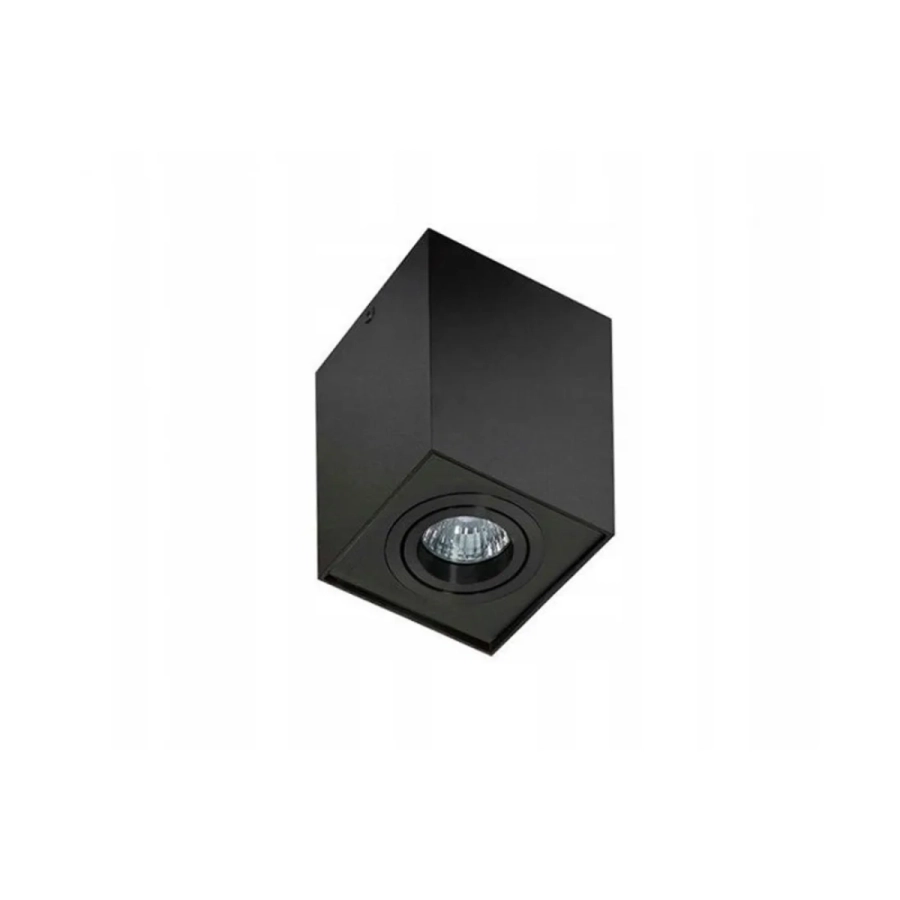 Oprawa sufitowa kwadratowa czarna AZzardo Eloy 1 Black-Black AZ2137.webp