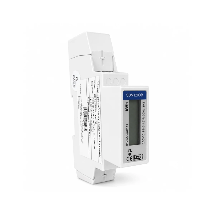 Licznik energii jednofazowy SDM120DB MID 45A z podświetleniem LCD.webp