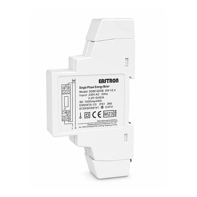 Licznik energii jednofazowy SDM120DB MID 45A z podświetleniem LCD-3.webp