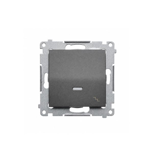 Łącznik schodowy z podświetleniem LED, Simon 54, (moduł), 10AX, szybkozłącza, antracyt - DW6L.01-48.webp