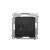 Gniazdo HDMI pojedyncze, Simon 54, czarny mat - DGHDMI.01-49.webp