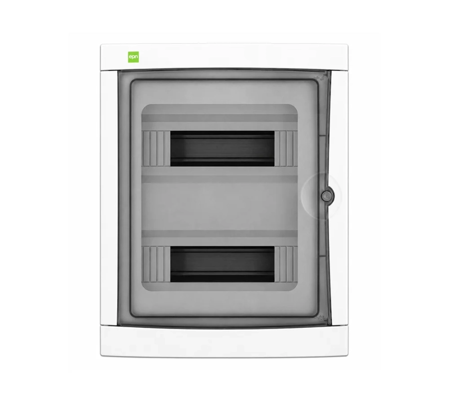 Rozdzielnica elektryczna natynkowa Galant Plus 2x12 IP65 N+PE 1605-01-1.webp