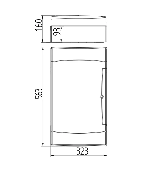 Rozdzielnica elektryczna natynkowa Galant Plus 3x12 IP65 N+PE 1607-01-3.webp