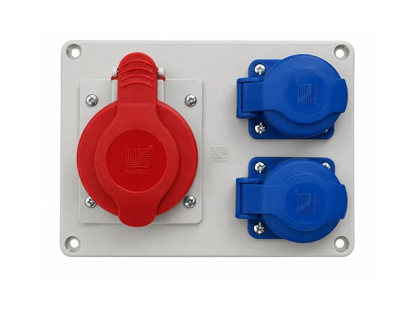Rozdzielnica natynkowa R-BOX 190 1×32A-5P, 2×250V, IP65 Pawbol-2.webp