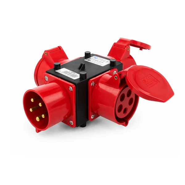 Rozdzielnica przenośna R-BOX MINI-2 1×32A-5P, 3×32A-5P, IP44 Pawbol.webp