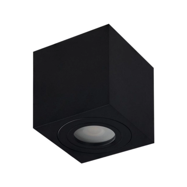 Oprawa sufitowa czarna AZzardo Brant Square IP44 AZ2878.webp