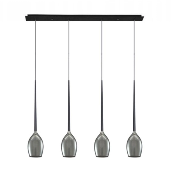 Lampa wisząca AZzardo Izzy 4 Smoky AZ2938.webp