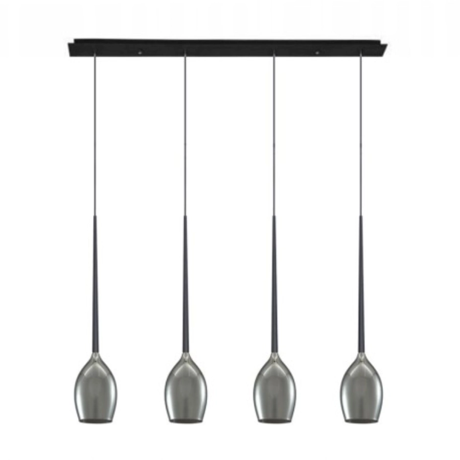 Lampa wisząca AZzardo Izzy 4 Smoky AZ2938.webp