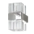 Kinkiet szklany-metalowy AZzardo Box 2 AZ0035.webp
