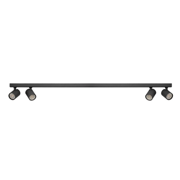 Lampa sufitowa czarna AZzardo EXO 4Line 120 AZ6653.webp