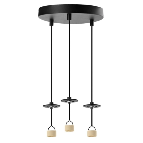 Baza do lampy wiszącej serii Lucas AZzardo Lucas Base 3R Pendant AZ6158.webp