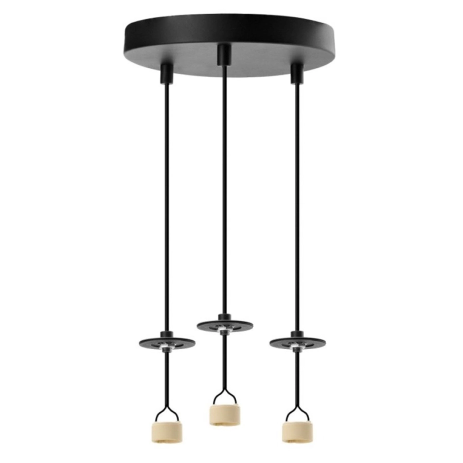 Baza do lampy wiszącej serii Lucas AZzardo Lucas Base 3R Pendant AZ6158.webp
