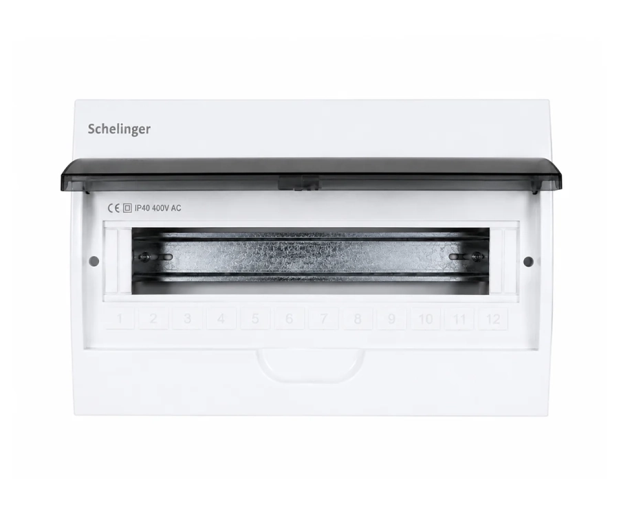 Rozdzielnica natynkowa Schelinger 1x12P zaciski 12N+12PE IP40-2.webp