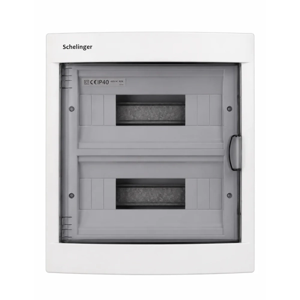 Rozdzielnica natynkowa Schelinger 2x12P zaciski 24N+24PE IP40-1.webp