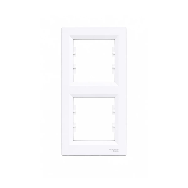 Ramka 2-krotna pionowa biała Asfora EPH5810221.webp
