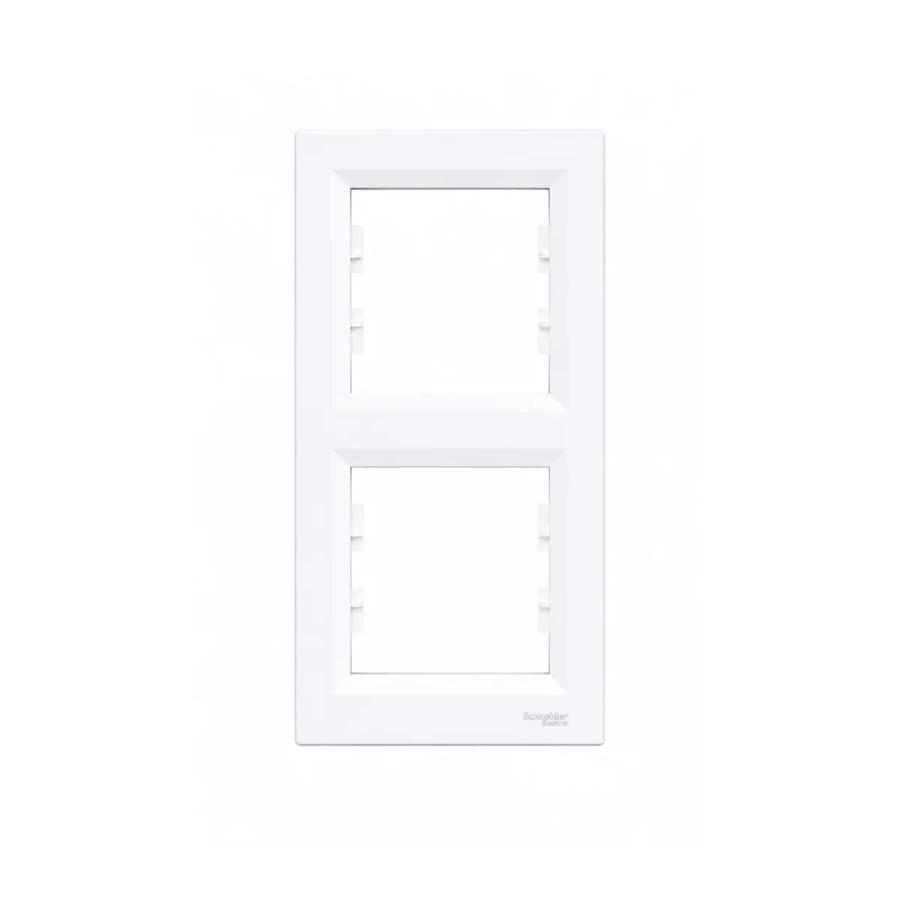 Ramka 2-krotna pionowa biała Asfora EPH5810221.webp