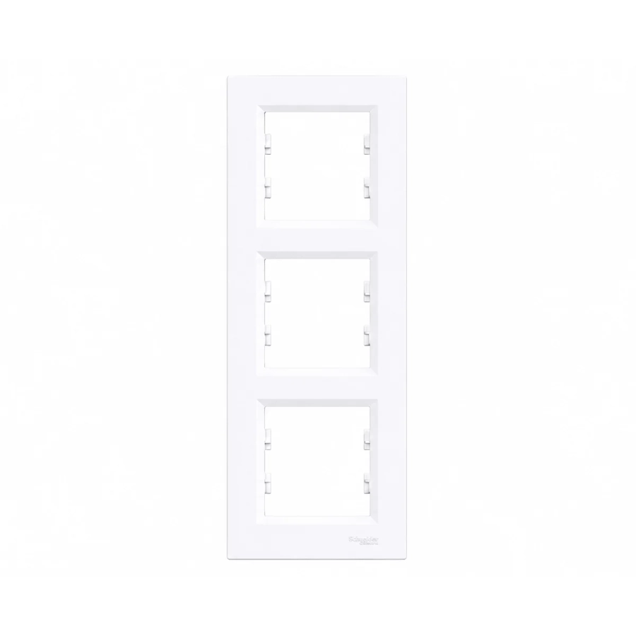 Ramka 3-krotna pionowa biała Asfora EPH5810321.webp