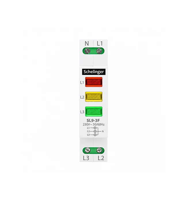 Lampka sygnalizacyjna 3-fazowa LED 230V SL9 Schelinger-4.webp
