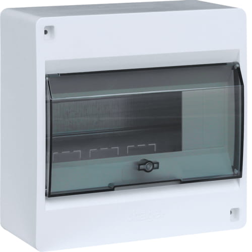 Rozdzielnia IC2 1x8M n/t drzwi transparentne