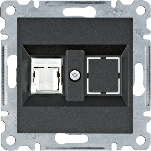 Lumina gniazdo komputerowe pojedyńcze RJ45 czarne
