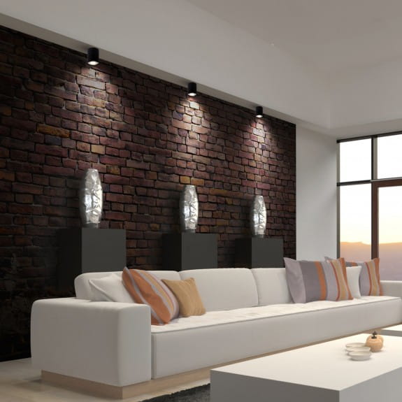CHLOE okrągła czarny/aluminium SLIP004003