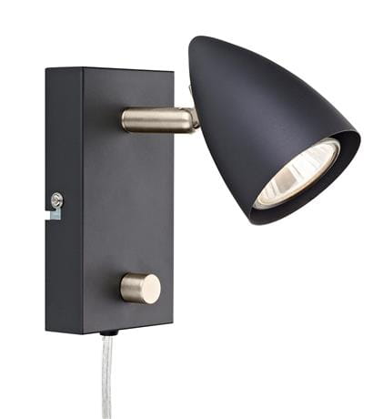 Markslojd kinkiet Ciro czarny, model 107407