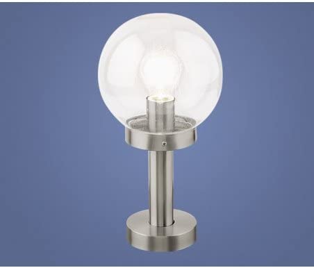 Eglo lampa zewnętrzna model: 87108 matowy chrom/szkło