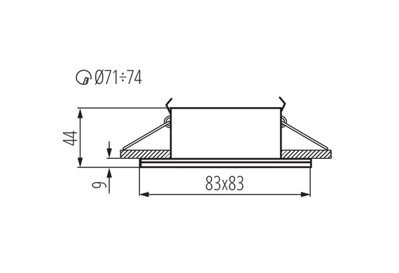 Kanlux QULES AC L-W 26300