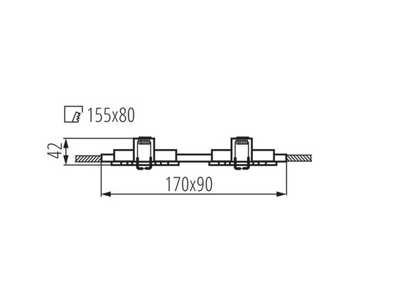 Kanlux SEIDY CT-DTL250-W/M 19455
