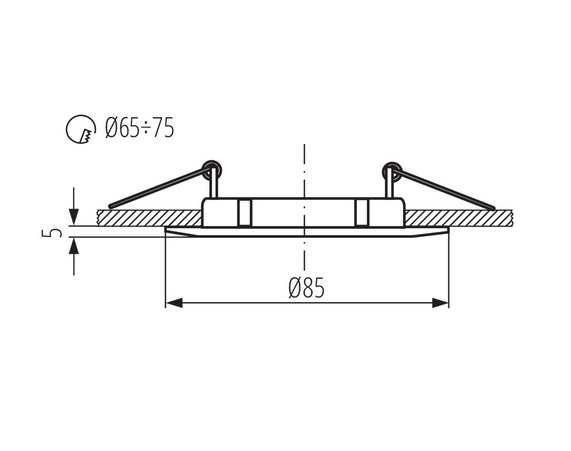 Kanlux LUTO CTX-DS02B-C 2581
