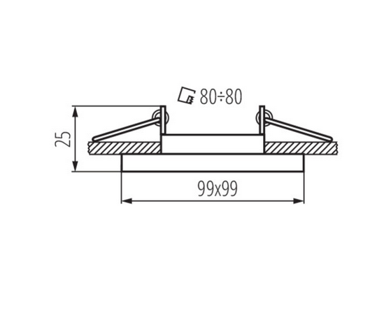 Kanlux ALREN R DTL-W 26758
