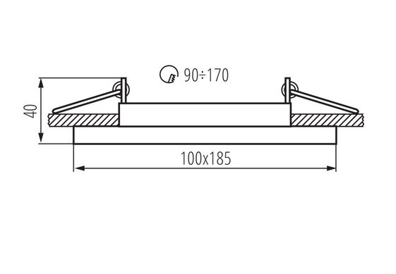Kanlux ARET 2XMR16-W 26723