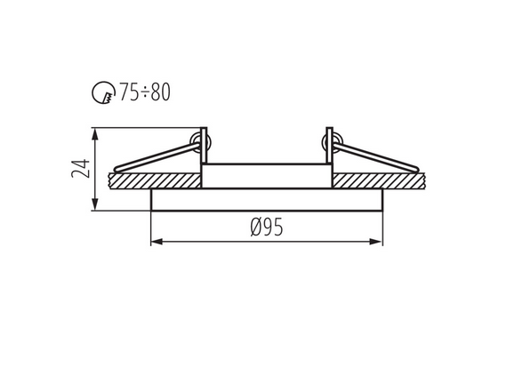 Kanlux MORTA CT-DTO50-B 26717