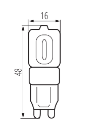 Kanlux Żarówka GIO LED 2.5 W G9-WW 22660