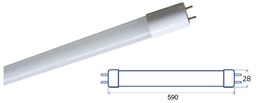 TUBA LED 230V T8 600MM 10W 860LM 4000K