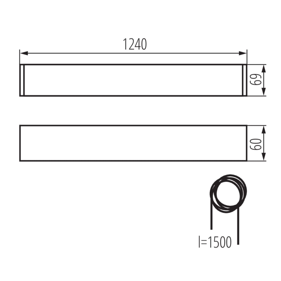 Kanlux ALIN 4LED 1X120-B